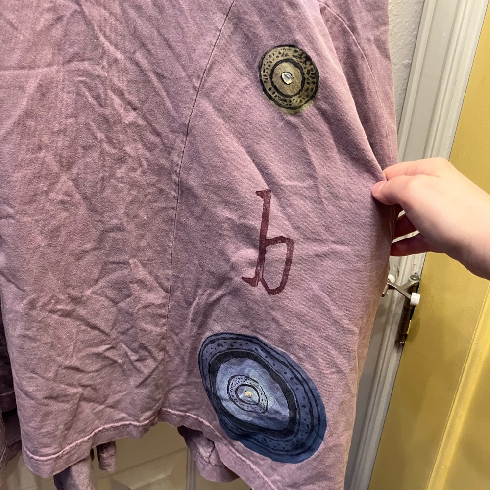 Vintage 1998 Blue Fish Clothing Tshirt Dress - Picture 3 of 10